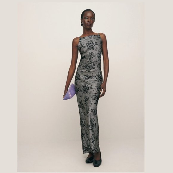 Reformation Adkins Dress | Lacy 🕸Silk🕸 🎉SALE🎀 NEW - Picture 10 of 14